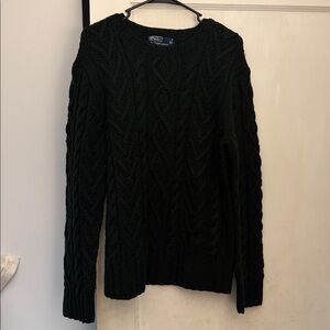 Ralph Lauren Dark Knit Sweater 100% cashmere hand knit